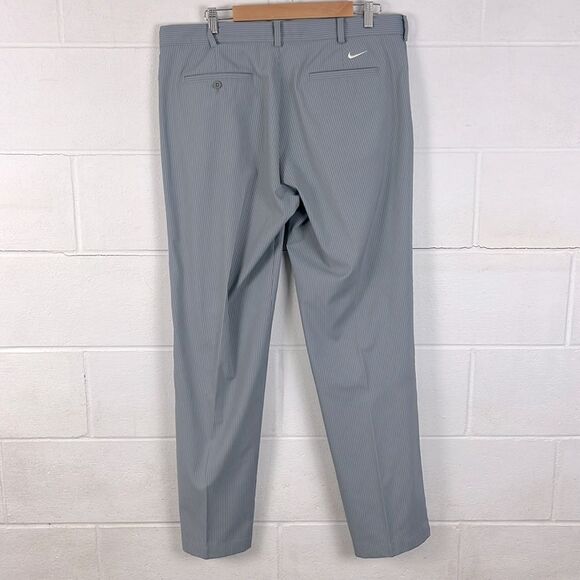 Nike Dri-Fit gray pinstrip chino golf pant - Picture 4 of 7